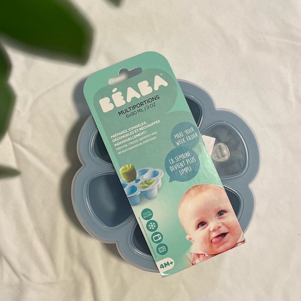 BEABA silicone multi portion freezer storage